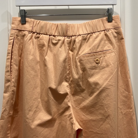 Cos Wide Barrel Leg High Waisted Trousers in Peach Sz 10 - Picture 4 of 7
